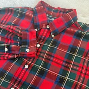 Ralph Lauren Men's Multicolor Plaid Button Down Shirt